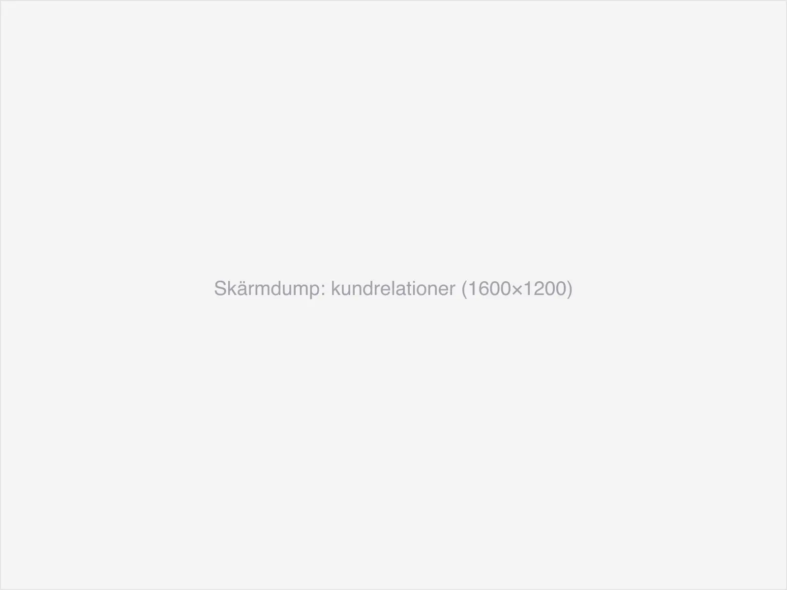 CRM-vyn i TableApp med gästprofiler och besökshistorik