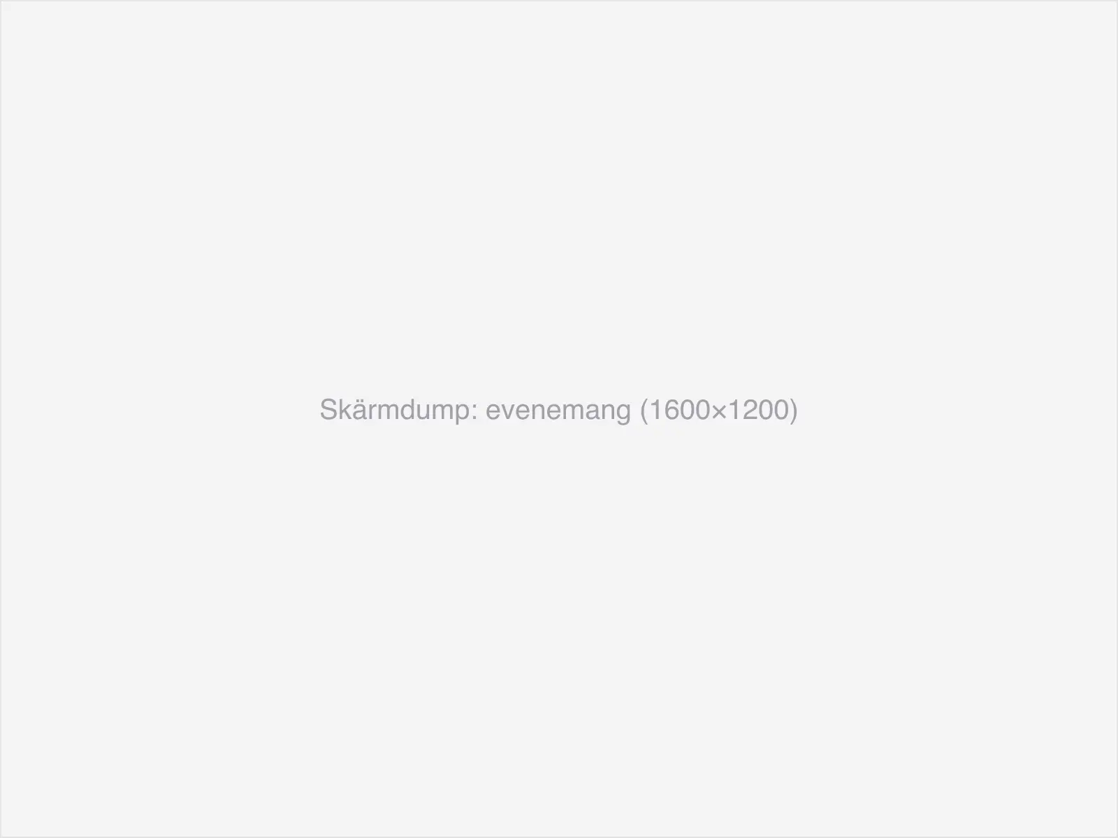 Eventvyn i TableApp med biljettförsäljning och gästlista